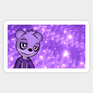 Purple Cockburn Sticker